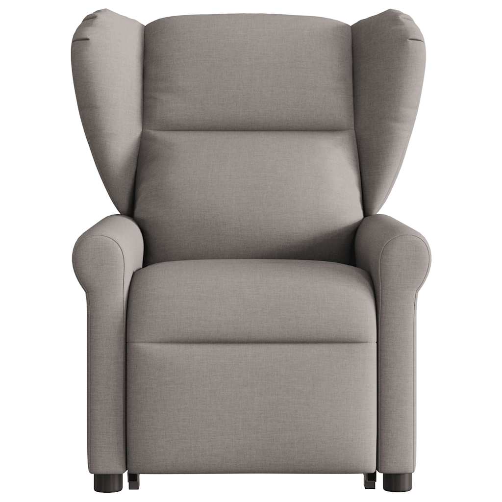 Fauteuil inclinable de massage électrique Taupe Tissu - XIOS