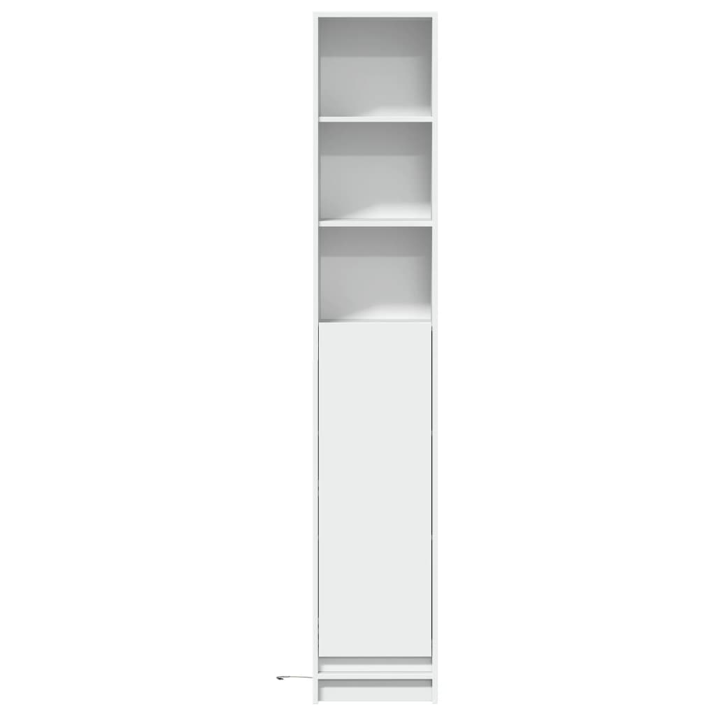 Buffet avec LED blanc 36x32,5x200 cm bois d'ingénierie - XIOS