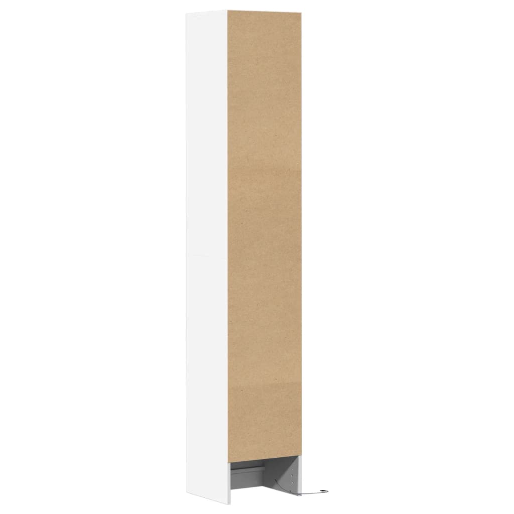 Buffet avec LED blanc 36x32,5x200 cm bois d'ingénierie - XIOS