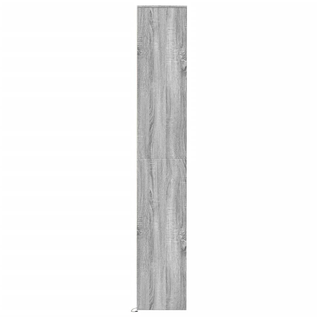 Buffet avec LED sonoma gris 36x32,5x200 cm bois d'ingénierie - XIOS