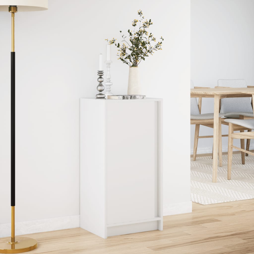 Buffet avec LED blanc 42,5x34x85 cm bois d'ingénierie - XIOS