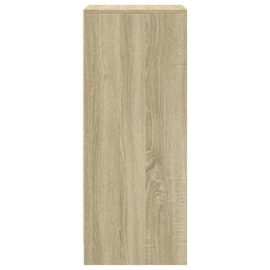 Buffet avec LED chêne sonoma 42,5x34x85 cm bois d'ingénierie - XIOS