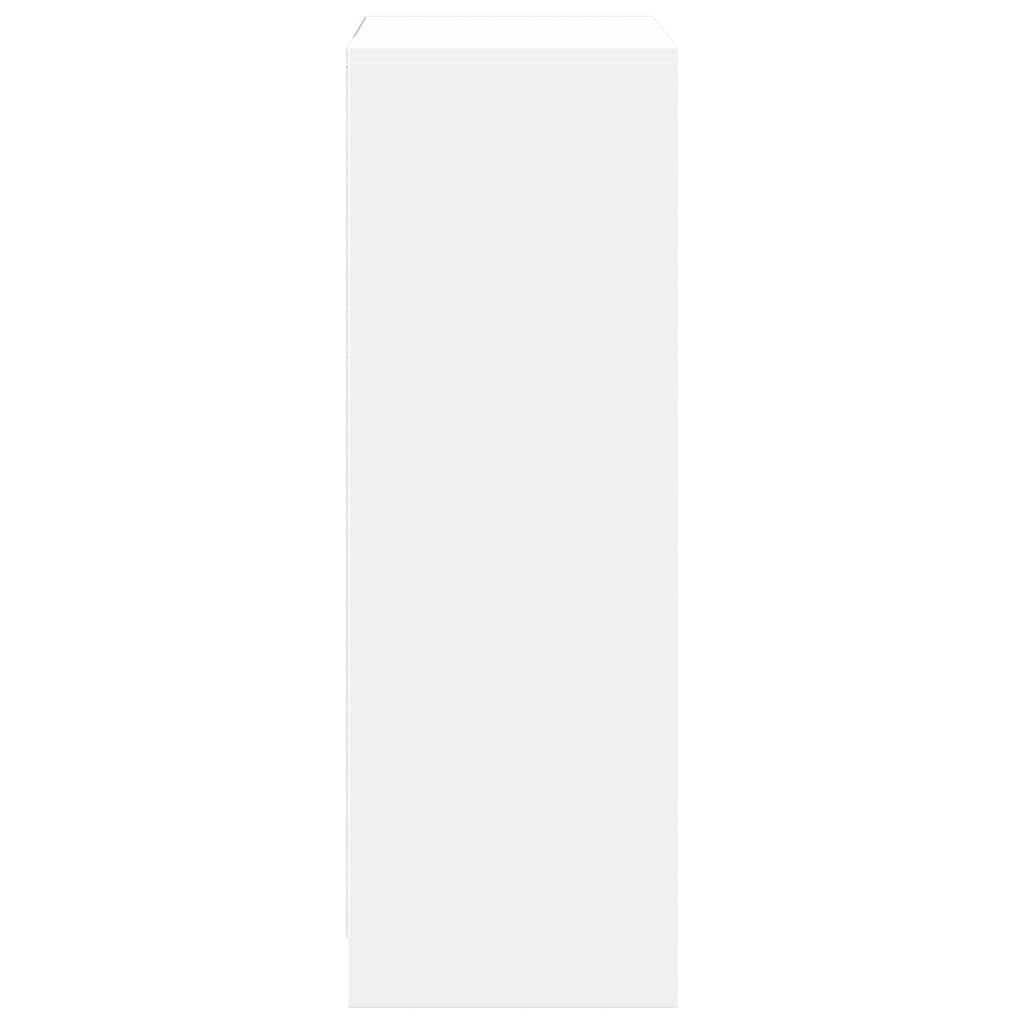 Buffet avec LED blanc 72x34x100 cm bois d'ingénierie - XIOS