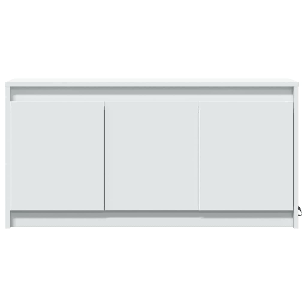 Meuble TV avec LED blanc 100x34x50 cm bois d'ingénierie - XIOS