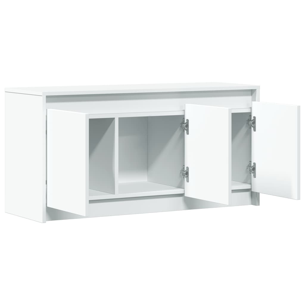 Meuble TV avec LED blanc 100x34x50 cm bois d'ingénierie - XIOS