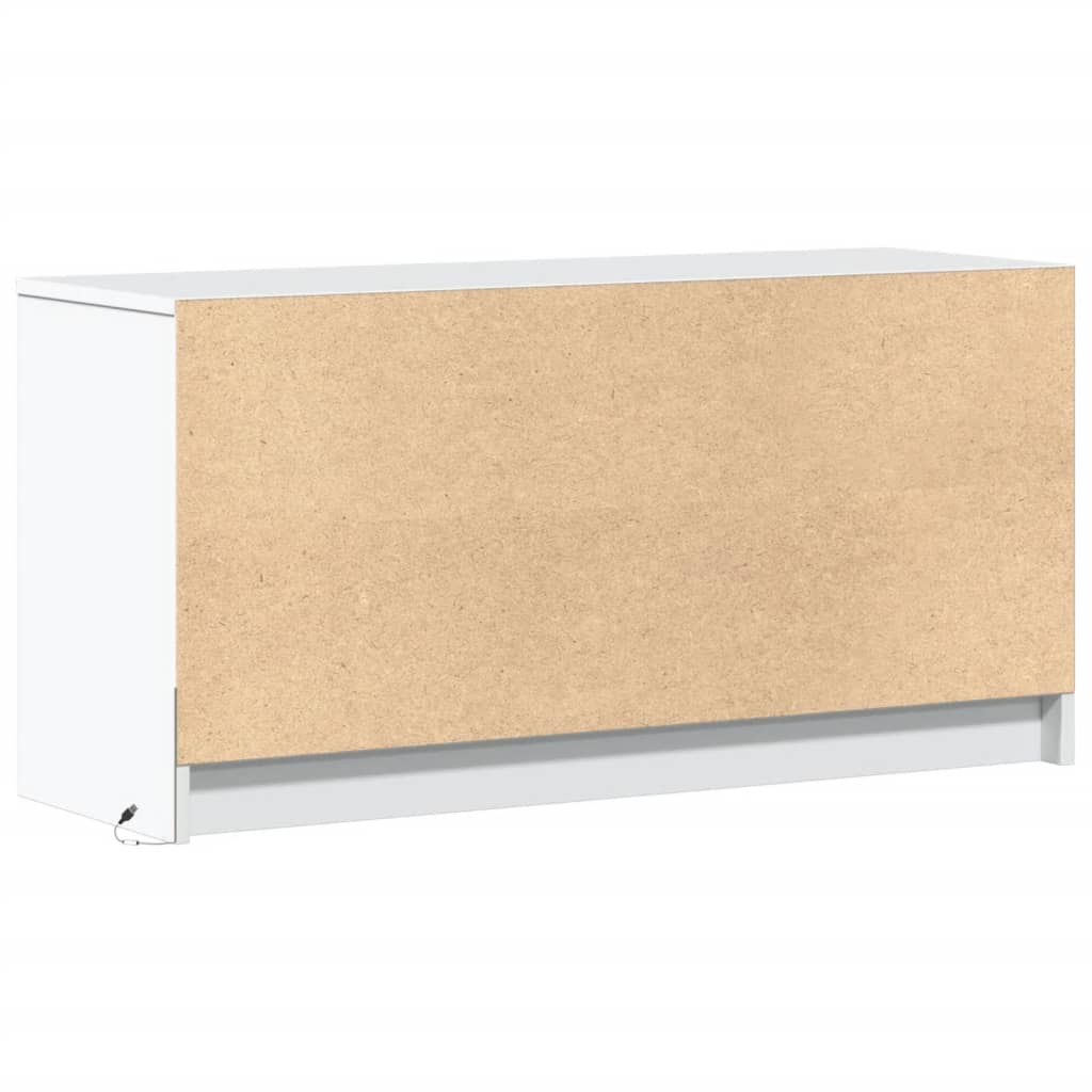 Meuble TV avec LED blanc 100x34x50 cm bois d'ingénierie - XIOS