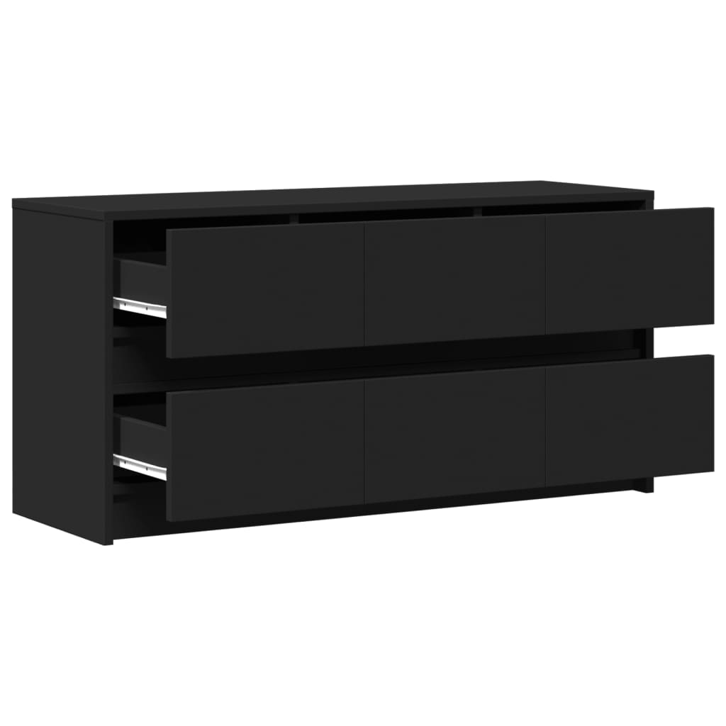Meuble TV avec LED noir 100x34x50 cm bois d'ingénierie - XIOS