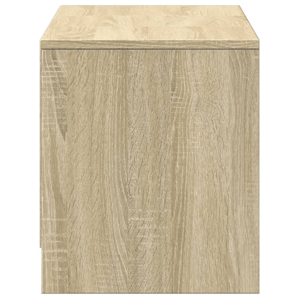 Meuble TV avec LED chêne sonoma 97x34x40 cm bois d'ingénierie - XIOS