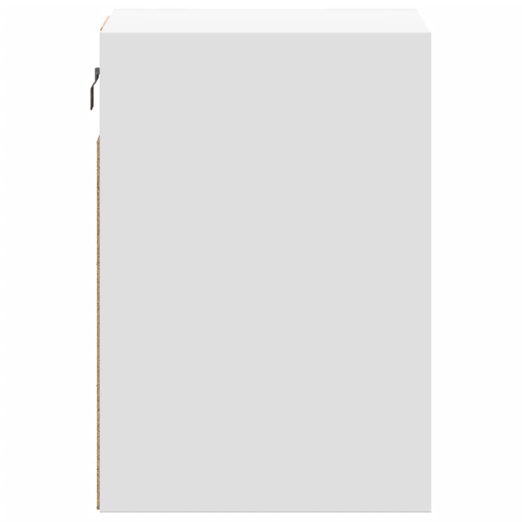 Meubles TV muraux avec lumières LED 2 pcs blanc 41x31x45 cm Meubles TV vidaXL   