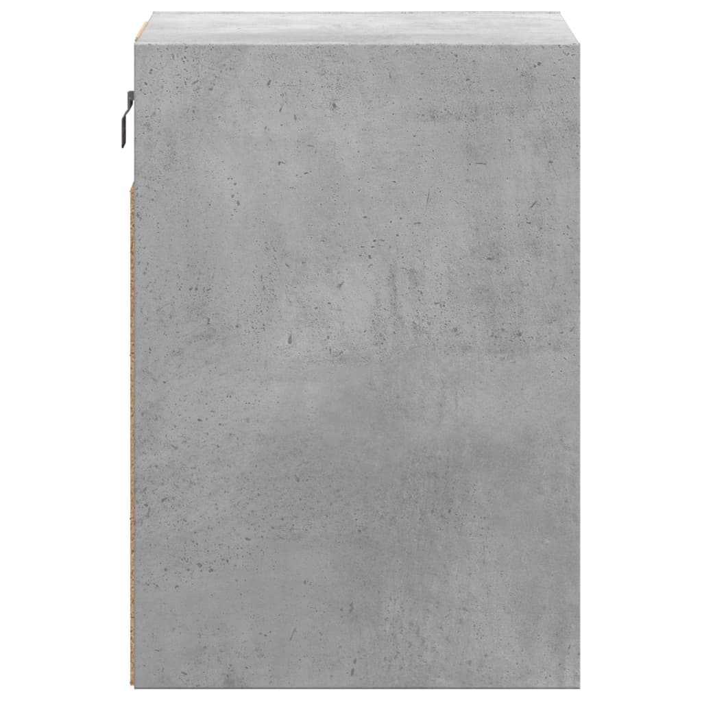 Meubles TV muraux et lumières LED 2 pcs gris béton 41x31x45 cm - XIOS
