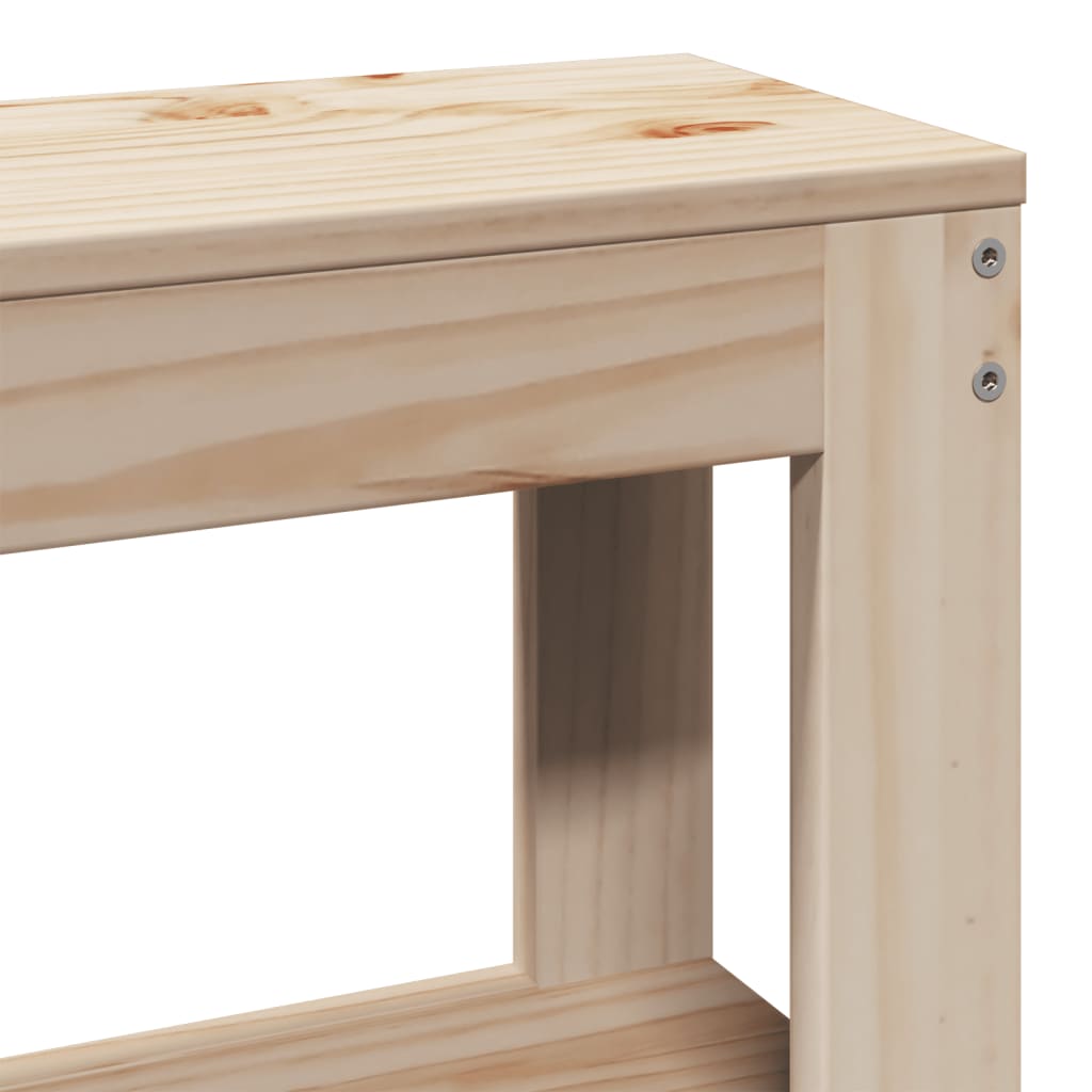 Cadre de lit sans matelas 90x190 cm bois de pin massif - XIOS