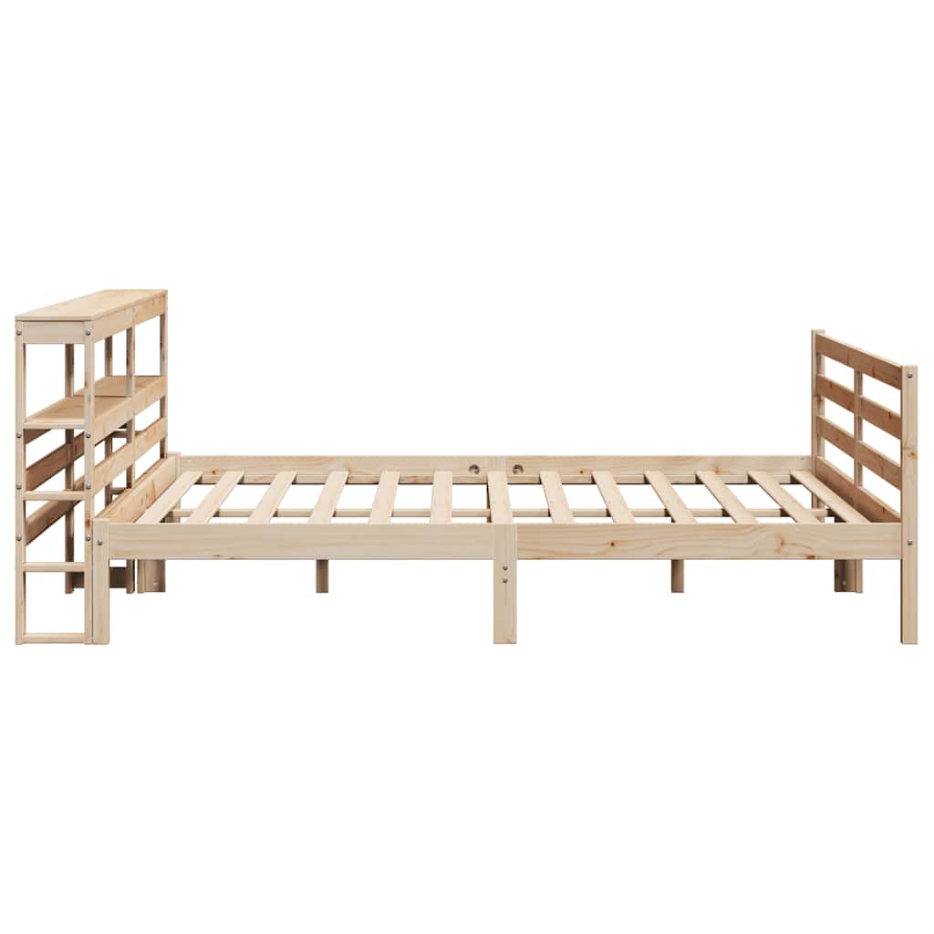 Cadre de lit sans matelas 200x200 cm bois massif de pin - XIOS