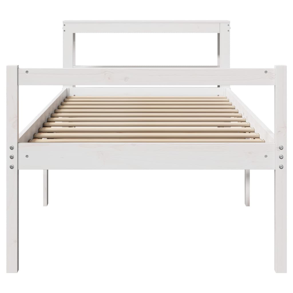 Lit pour personne âgée avec tête de lit sans matelas 75x190 cm - XIOS