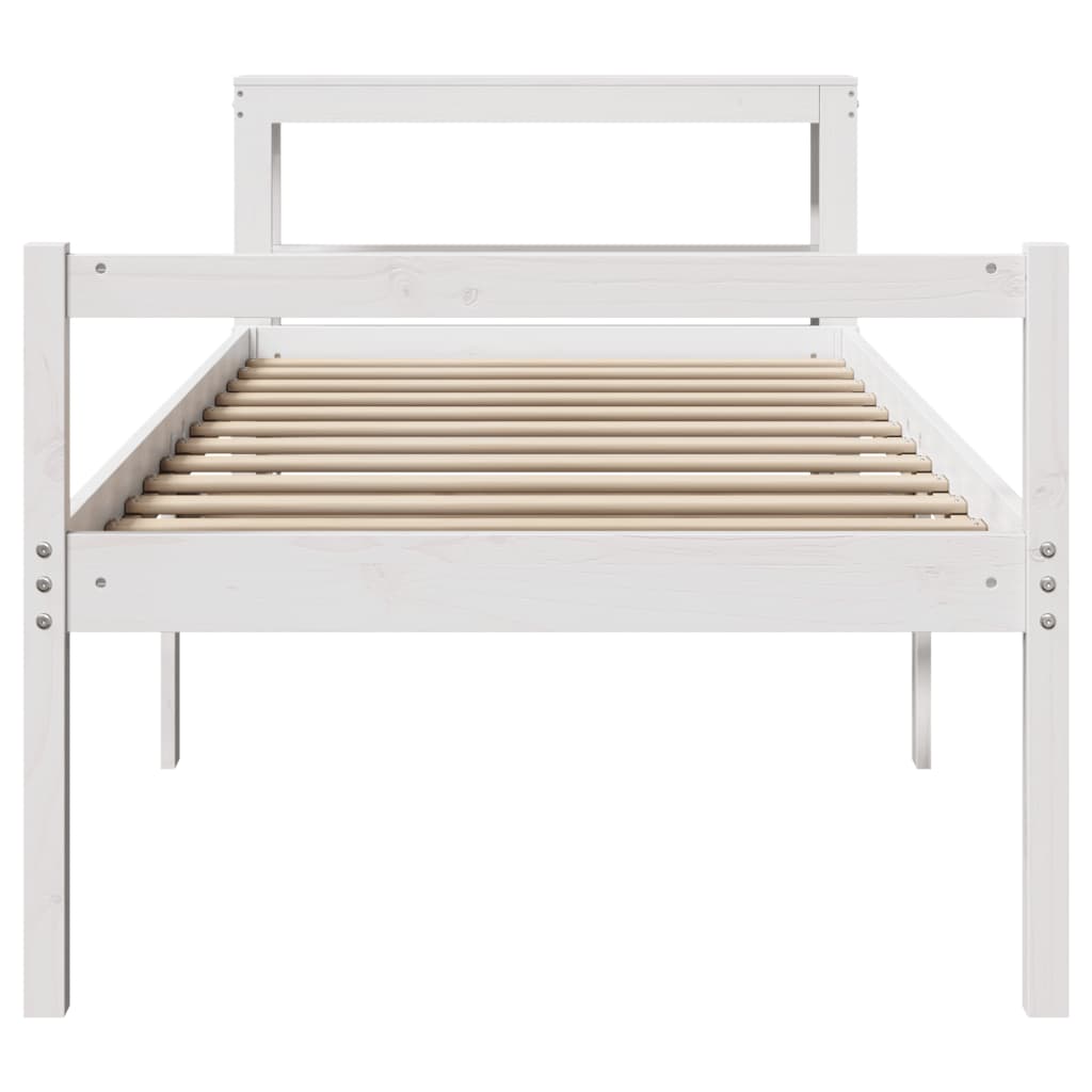 Lit pour personne âgée avec tête de lit sans matelas 90x190 cm - XIOS