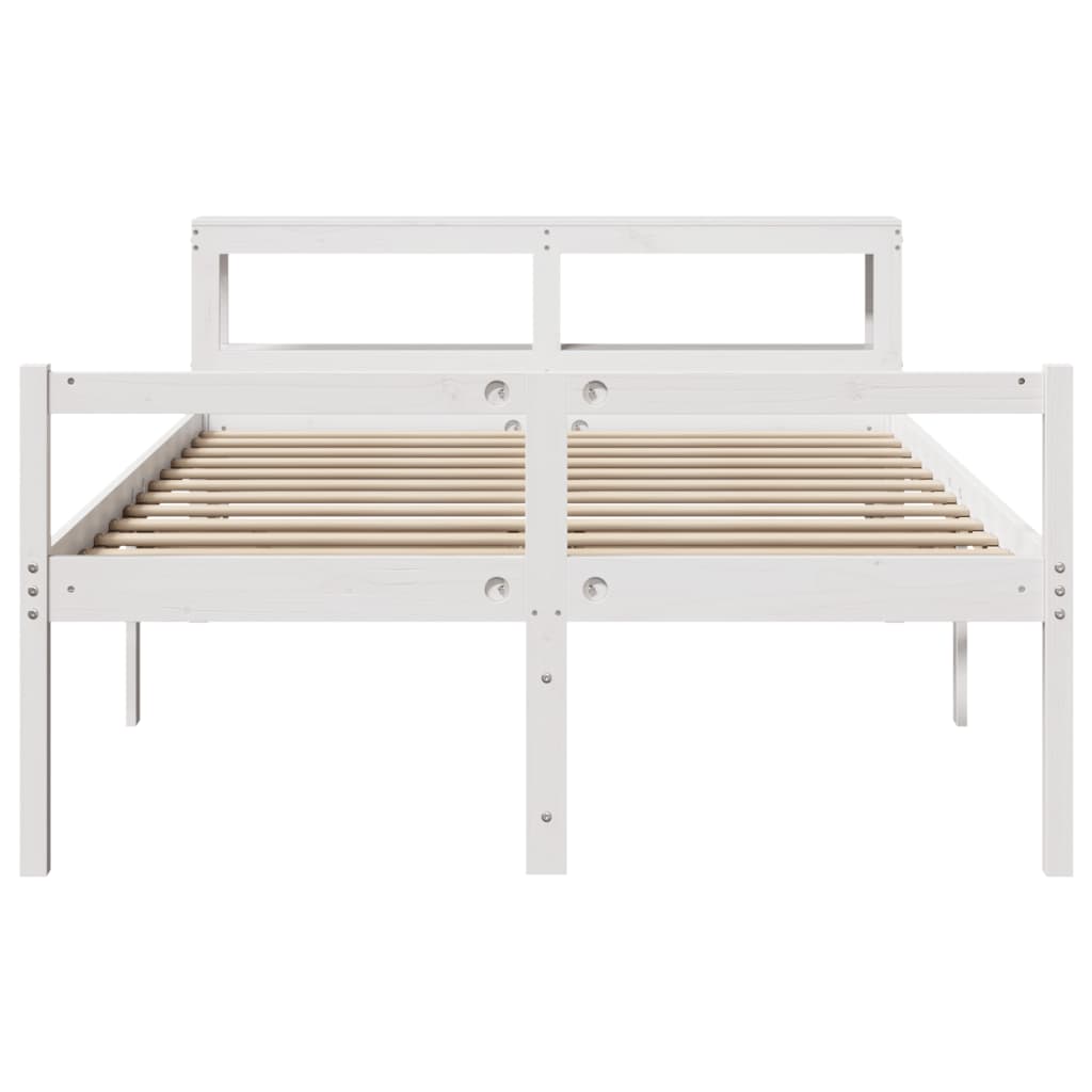 Lit pour personne âgée avec tête de lit sans matelas 150x200 cm - XIOS