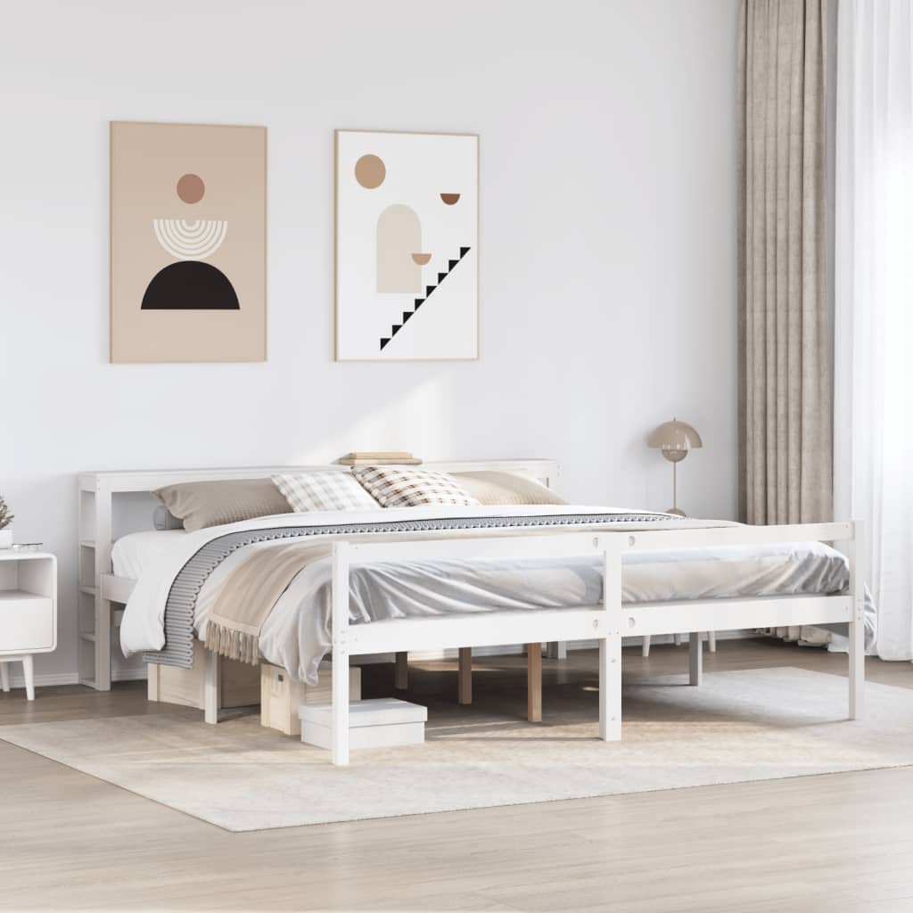 Lit pour personne âgée avec tête de lit sans matelas 180x200 cm - XIOS