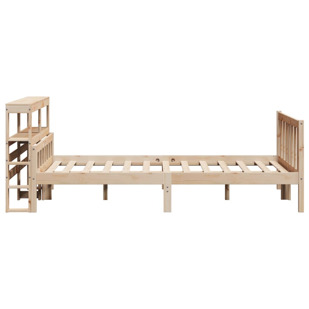 Cadre de lit sans matelas 160x200 cm bois massif de pin - XIOS