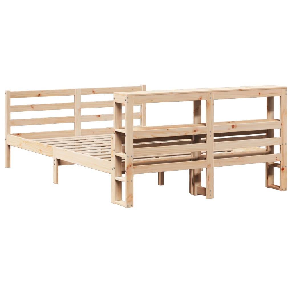 Cadre de lit avec tête de lit sans matelas 140x190 cm - XIOS