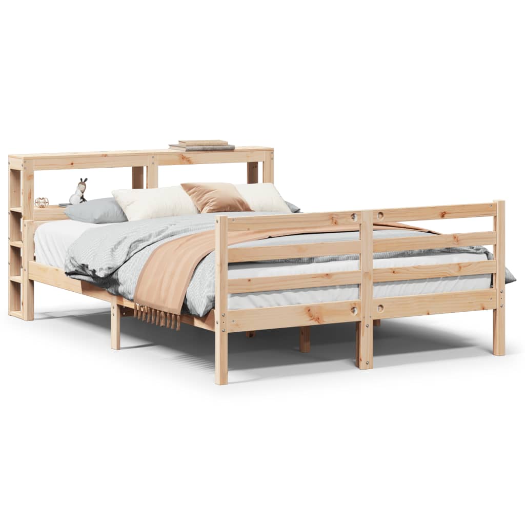Cadre de lit avec tête de lit sans matelas 140x200 cm - XIOS