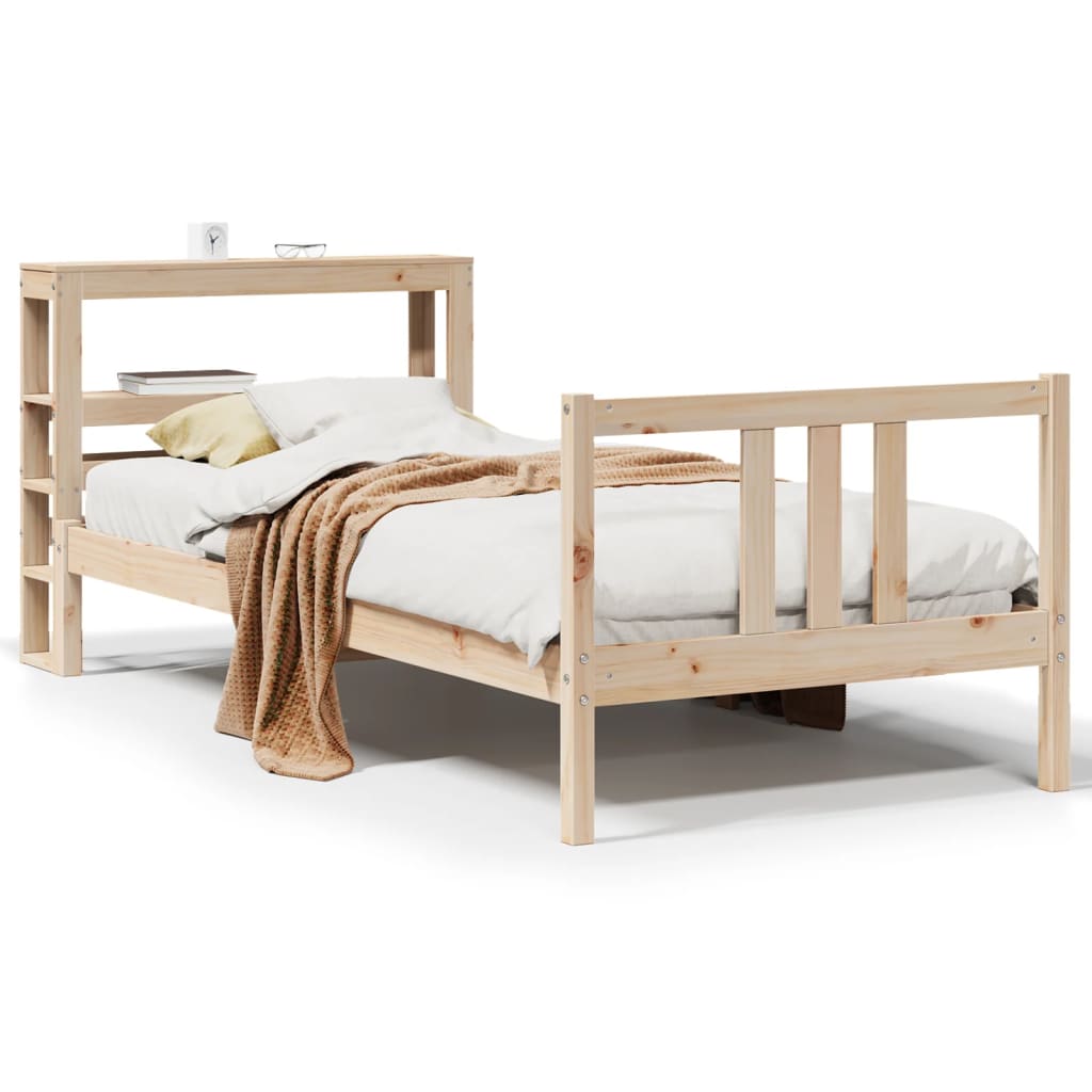 Cadre de lit avec tête de lit sans matelas 90x190 cm - XIOS