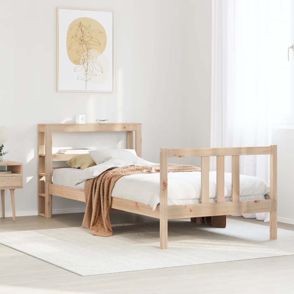 Cadre de lit avec tête de lit sans matelas 90x190 cm - XIOS