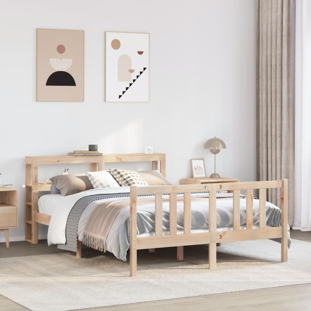 Cadre de lit avec tête de lit sans matelas 120x200 cm - XIOS