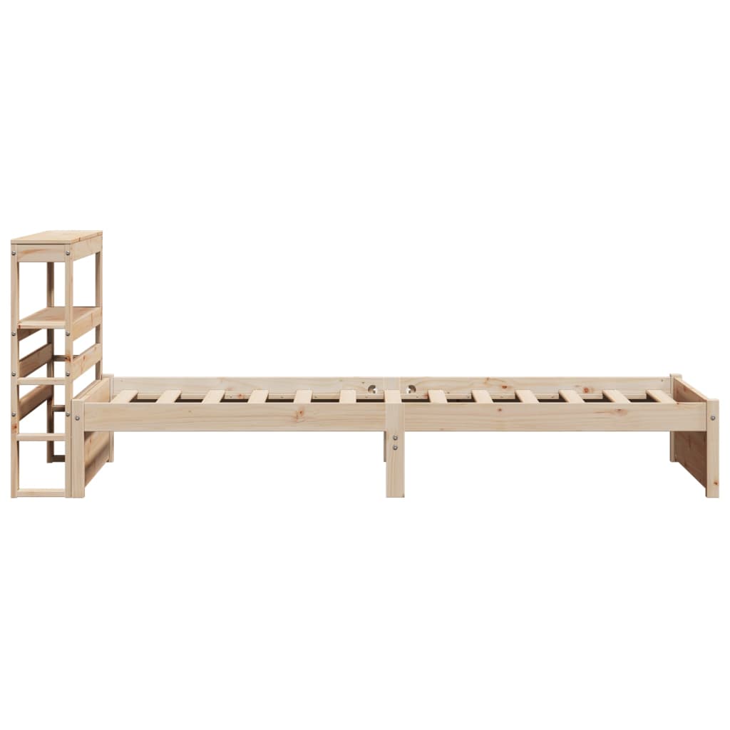 Cadre de lit avec tête de lit sans matelas 75x190 cm - XIOS