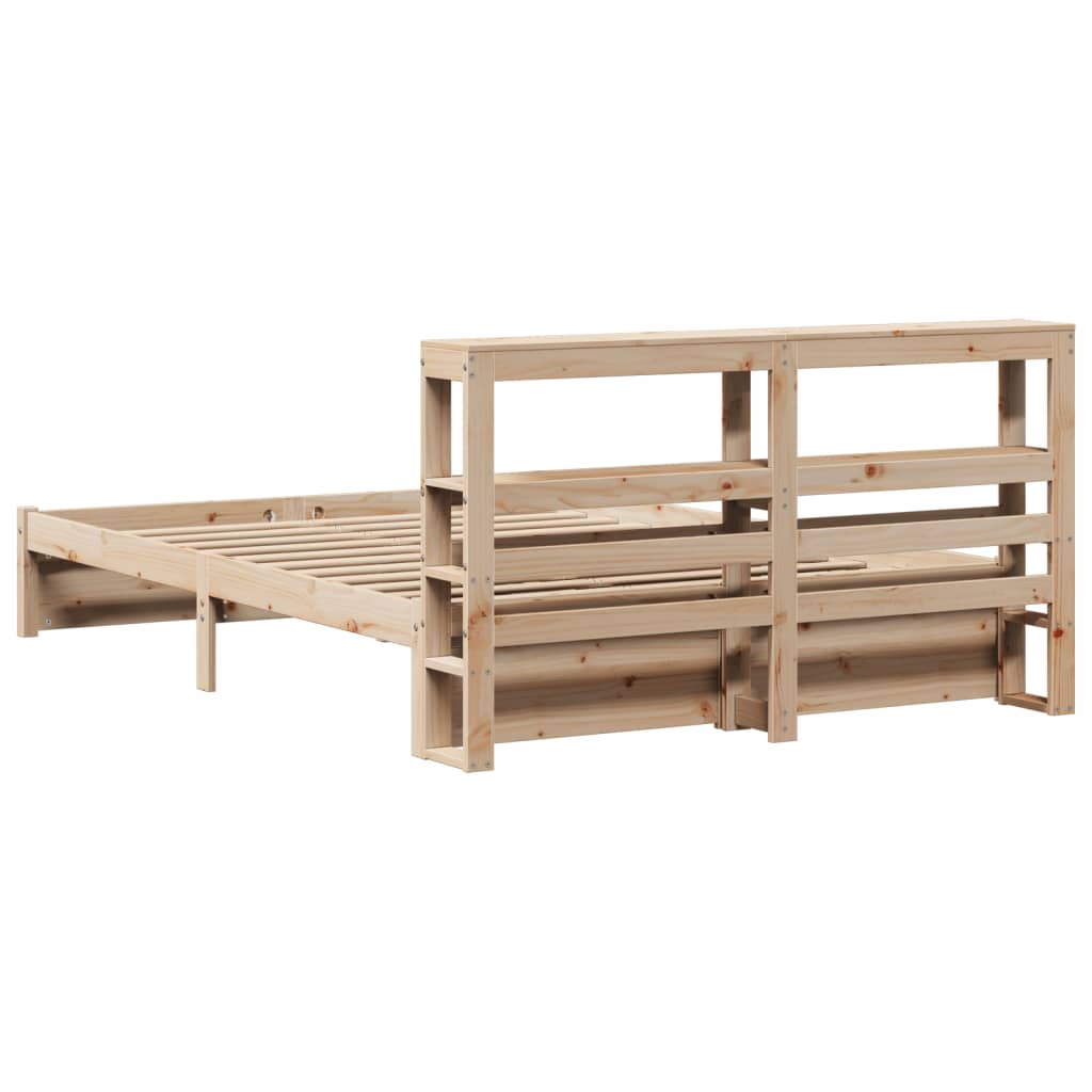 Cadre de lit avec tête de lit sans matelas 140x200 cm - XIOS