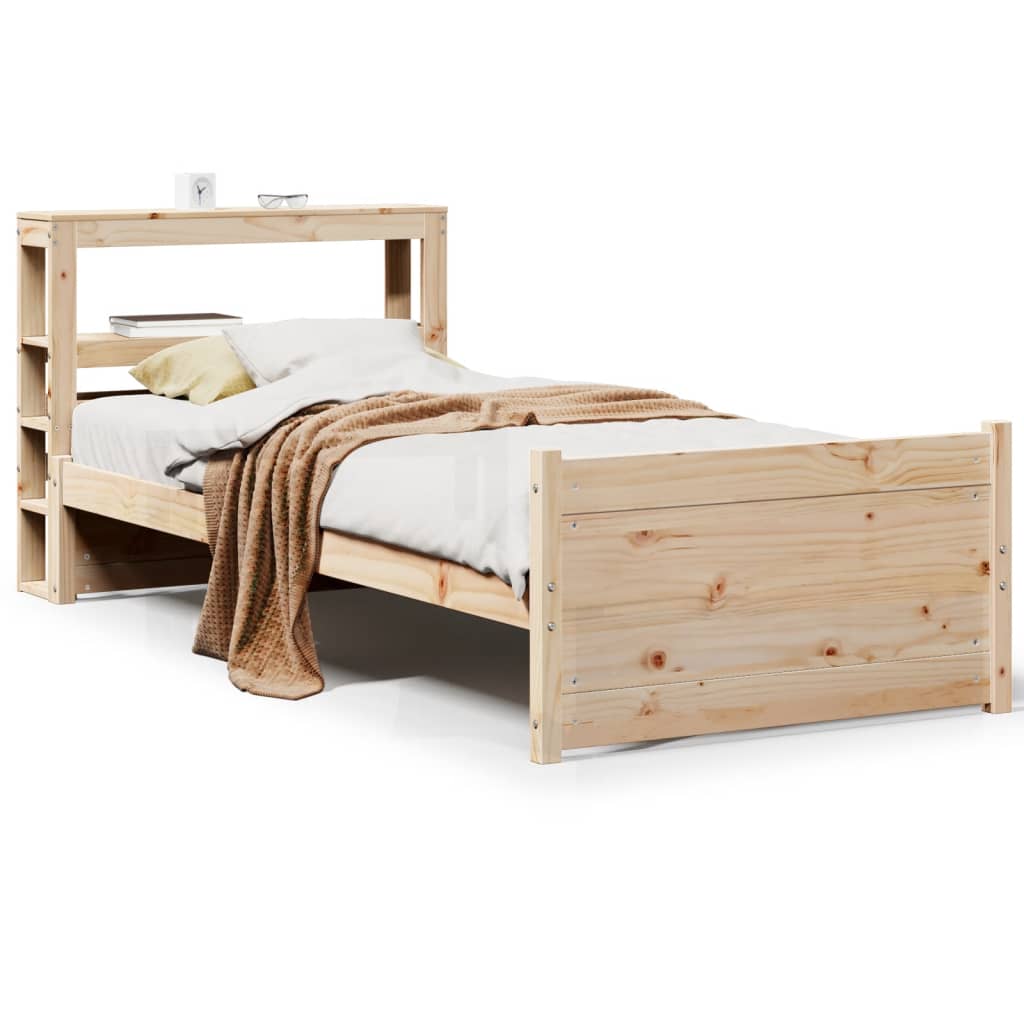 Cadre de lit avec tête de lit sans matelas 100x200 cm - XIOS