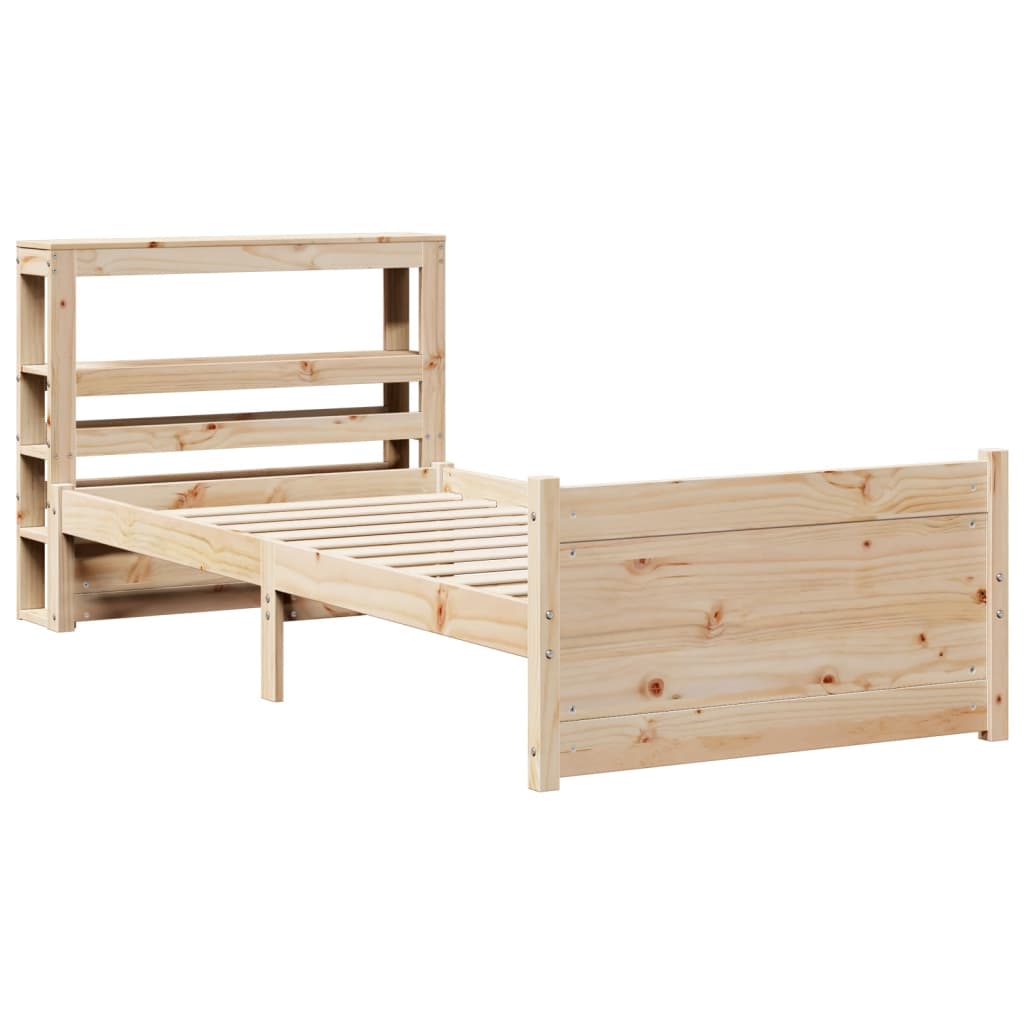Cadre de lit avec tête de lit sans matelas 100x200 cm - XIOS