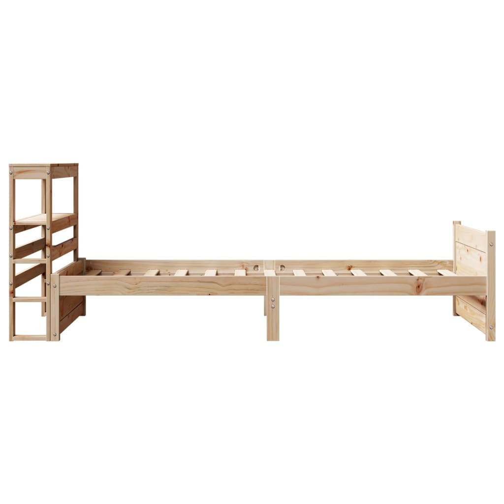 Cadre de lit avec tête de lit sans matelas 100x200 cm - XIOS