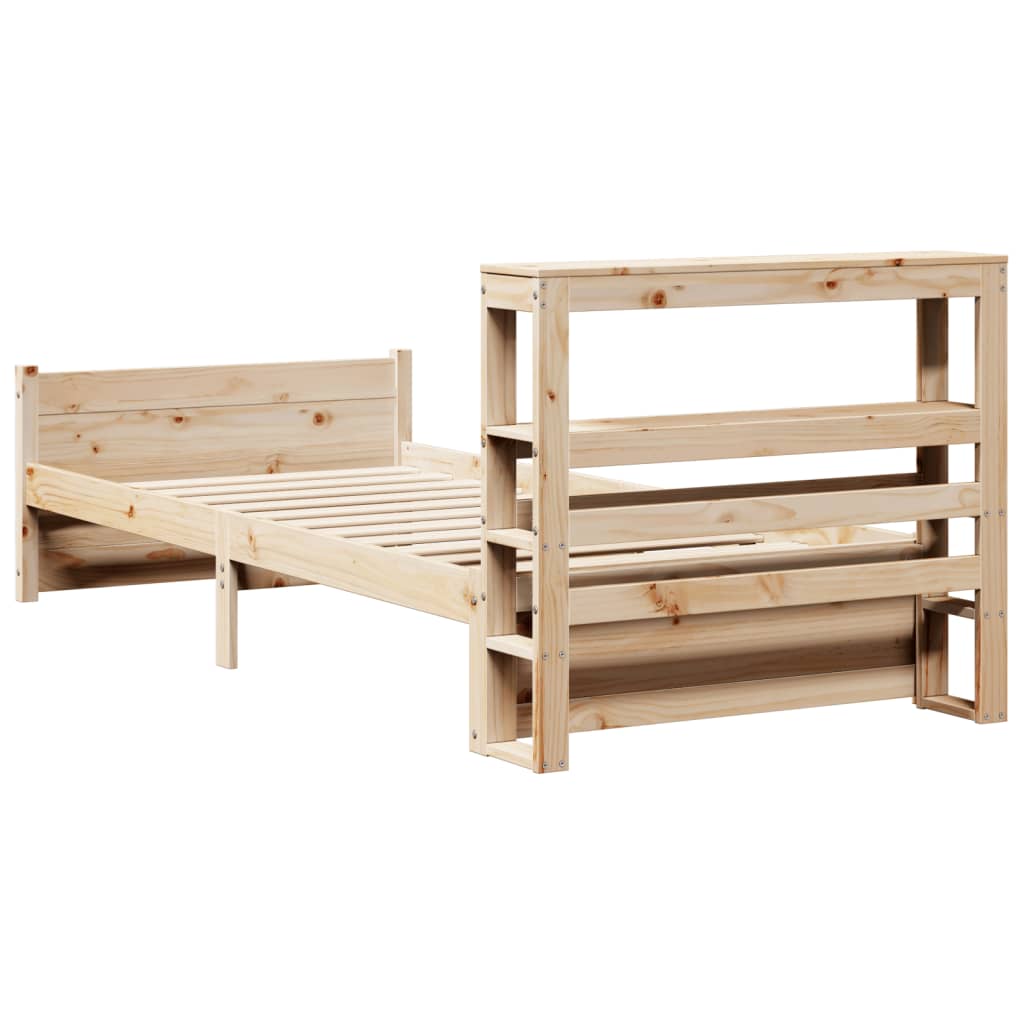 Cadre de lit avec tête de lit sans matelas 100x200 cm - XIOS