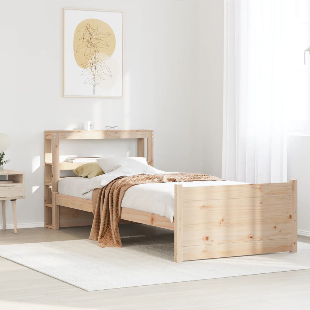 Cadre de lit avec tête de lit sans matelas 100x200 cm - XIOS