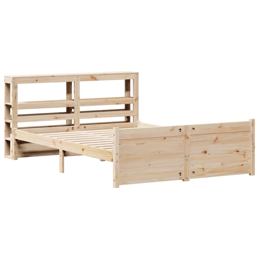 Cadre de lit avec tête de lit sans matelas 140x200 cm - XIOS
