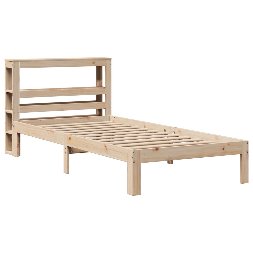 Cadre de lit avec tête de lit sans matelas 75x190 cm - XIOS