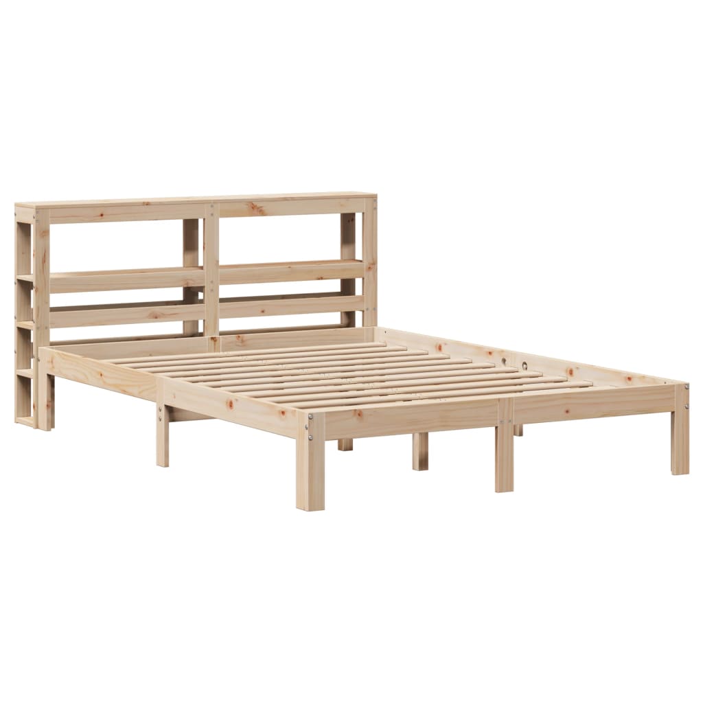 Cadre de lit avec tête de lit sans matelas 140x190 cm - XIOS