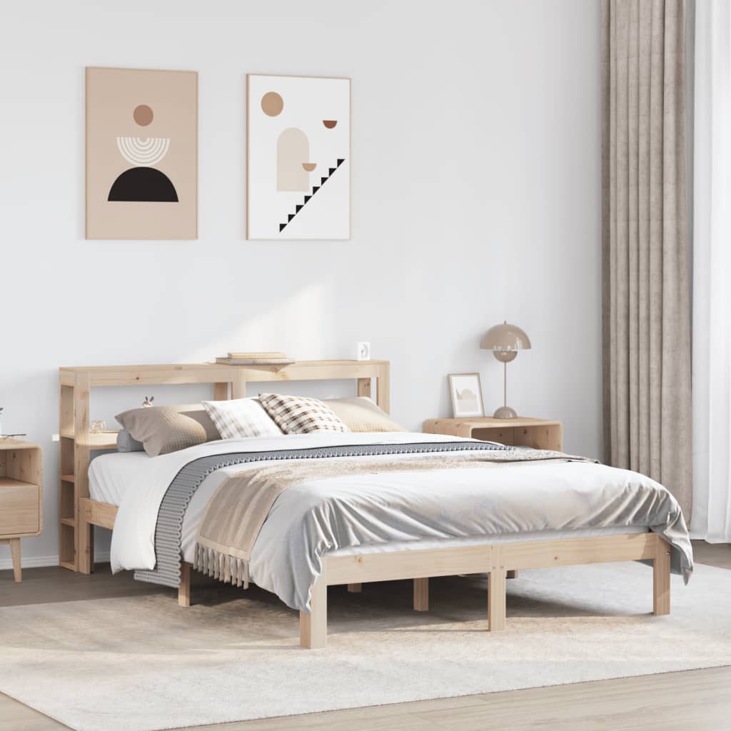 Cadre de lit avec tête de lit sans matelas 140x200 cm - XIOS