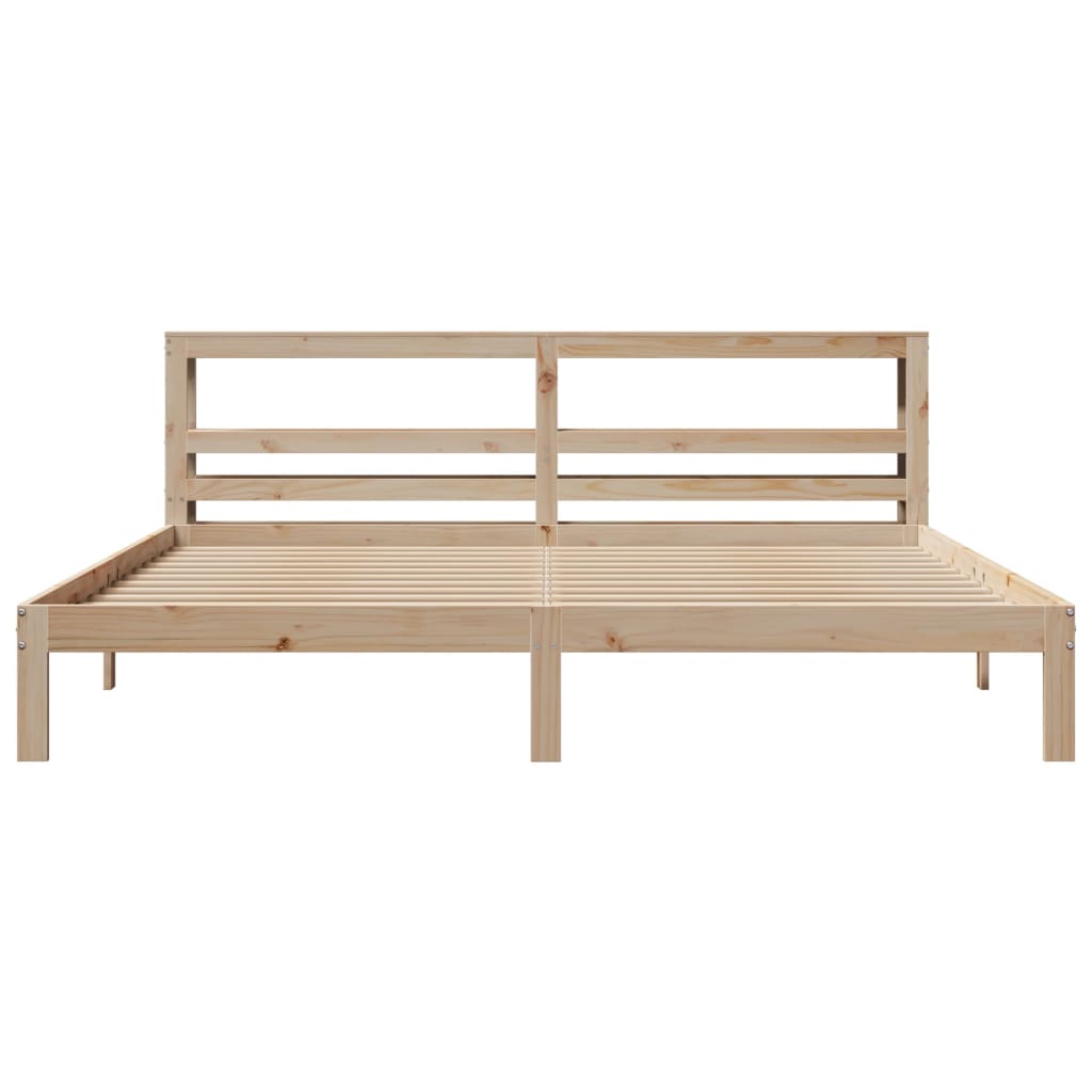 Cadre de lit avec tête de lit sans matelas 180x200 cm - XIOS