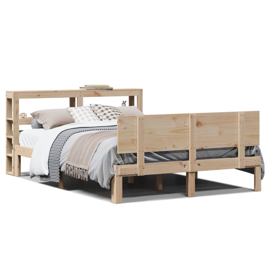 Cadre de lit avec tête de lit sans matelas 140x190 cm - XIOS