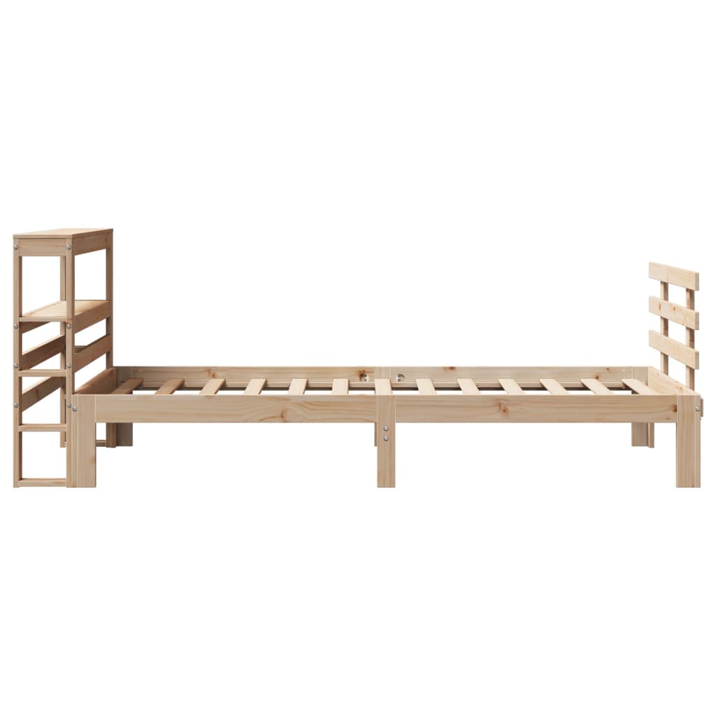 Cadre de lit avec tête de lit sans matelas 75x190 cm - XIOS