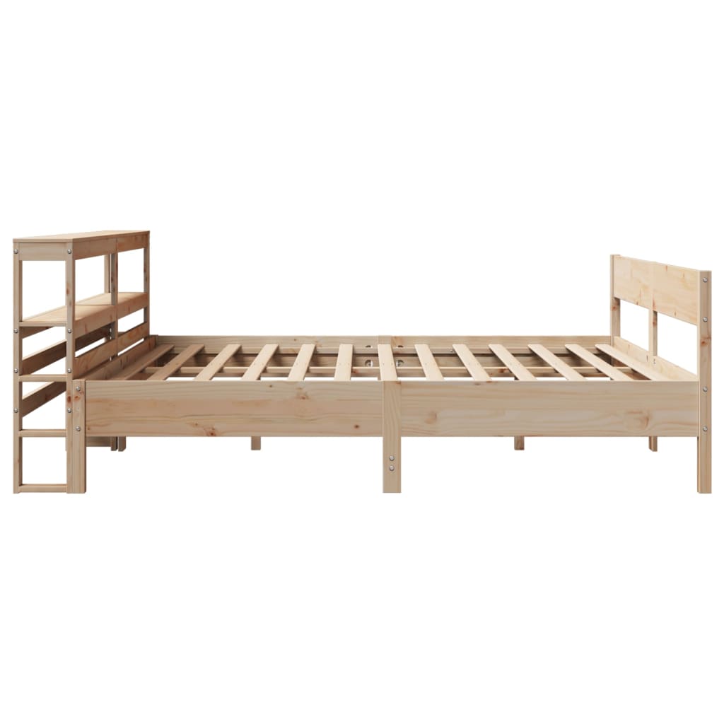 Cadre de lit sans matelas 180x200 cm bois massif de pin - XIOS