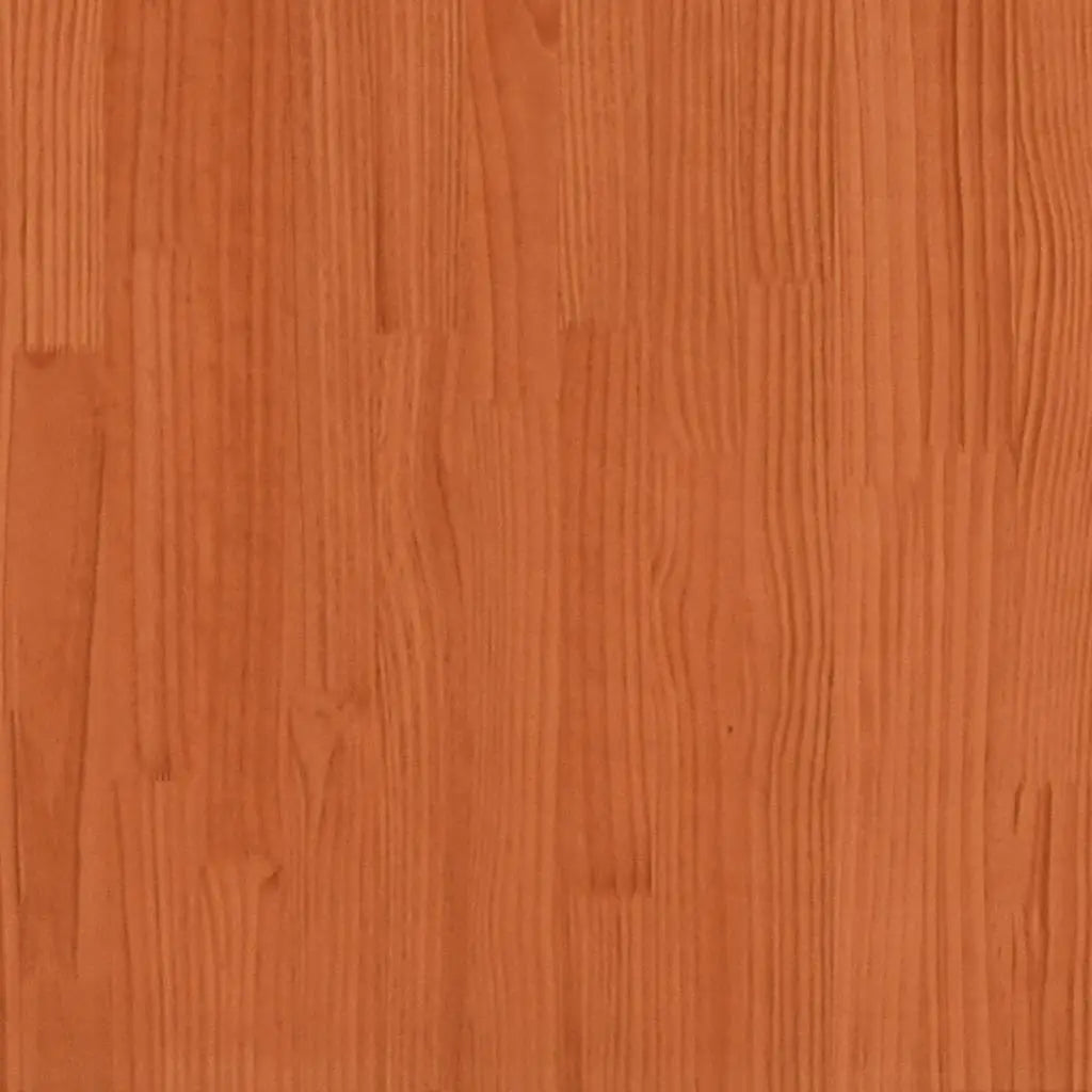 Cadre de lit sans matelas cire marron 180x200cm bois pin massif - XIOS