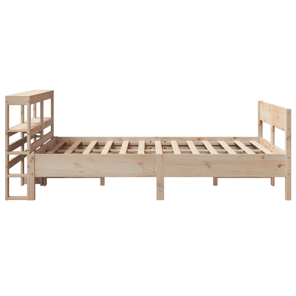 Cadre de lit sans matelas 150x200 cm bois de pin massif - XIOS