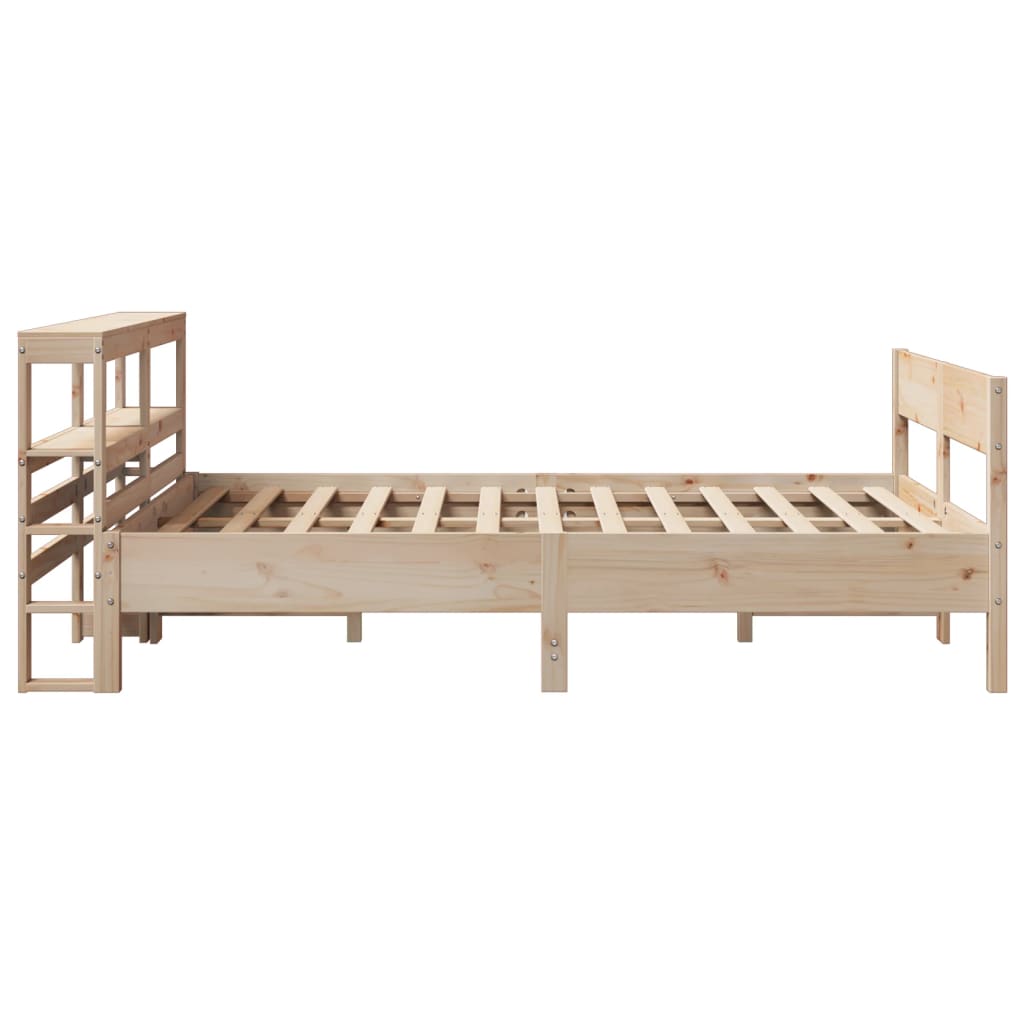 Cadre de lit sans matelas 120x200 cm bois de pin massif - XIOS