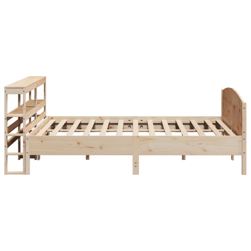 Cadre de lit sans matelas 200x200 cm bois massif de pin - XIOS
