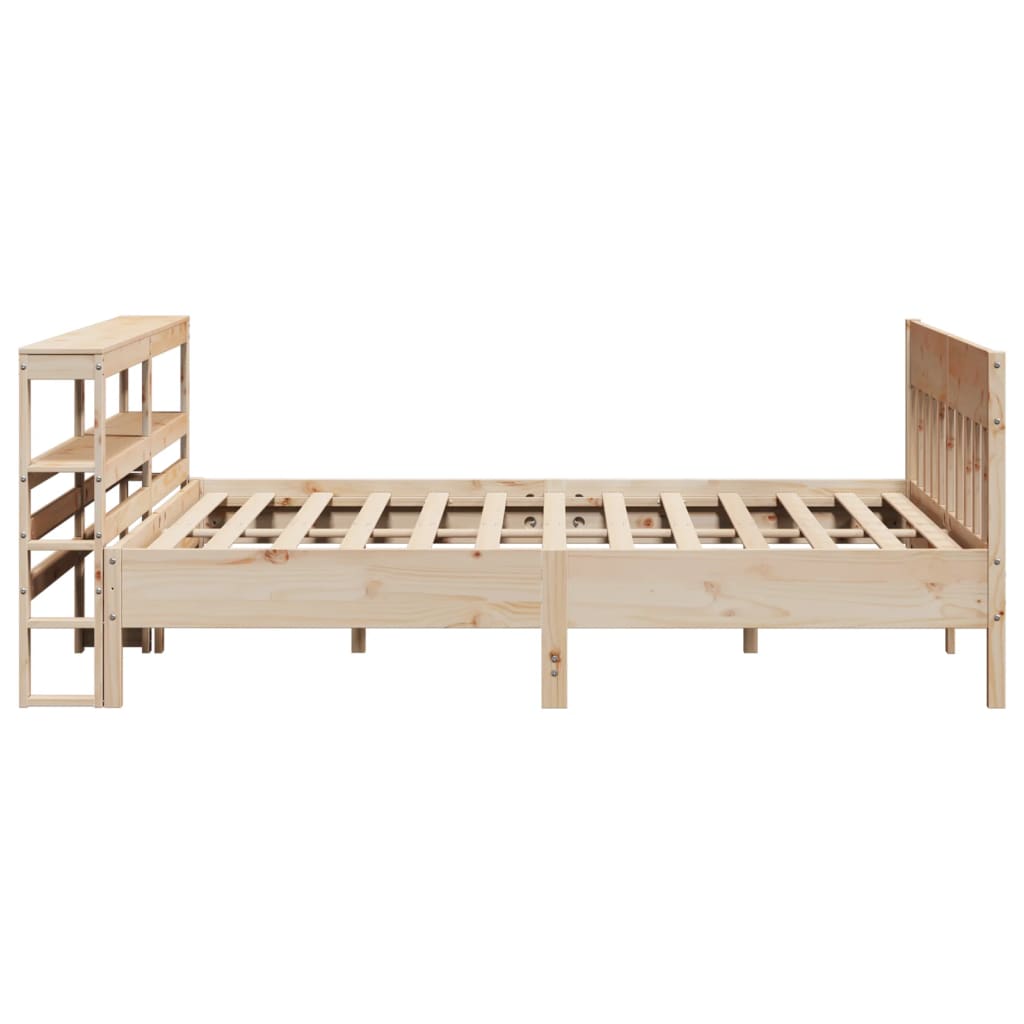 Cadre de lit sans matelas 200x200 cm bois massif de pin - XIOS