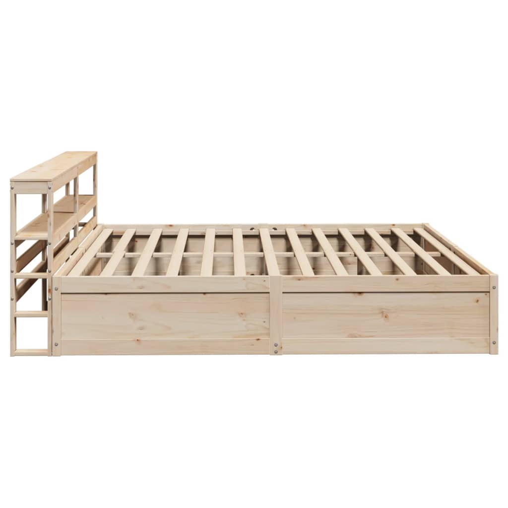 Cadre de lit avec tête de lit 180x200 cm bois de pin massif - XIOS