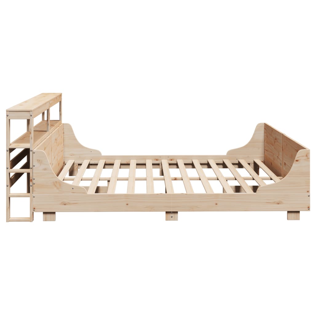 Cadre de lit sans matelas 200x200 cm bois massif de pin - XIOS