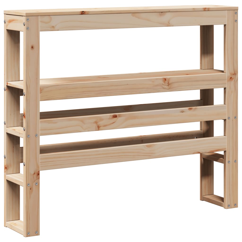 Cadre de lit sans matelas 75x190 cm bois de pin massif - XIOS