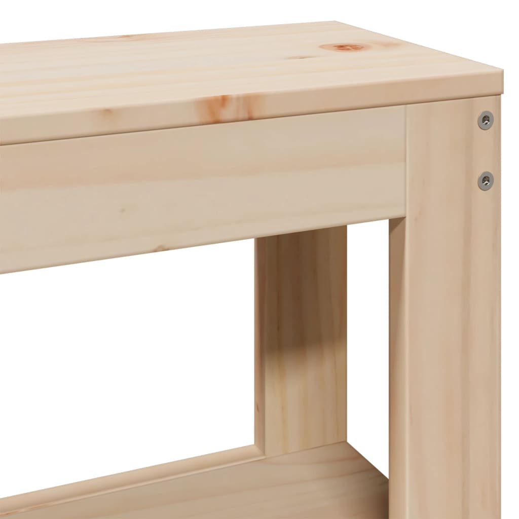 Cadre de lit sans matelas 75x190 cm bois de pin massif - XIOS